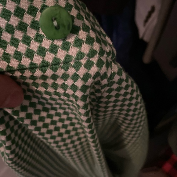 2 piece set blazer skirt gingham green - Picture 9 of 16